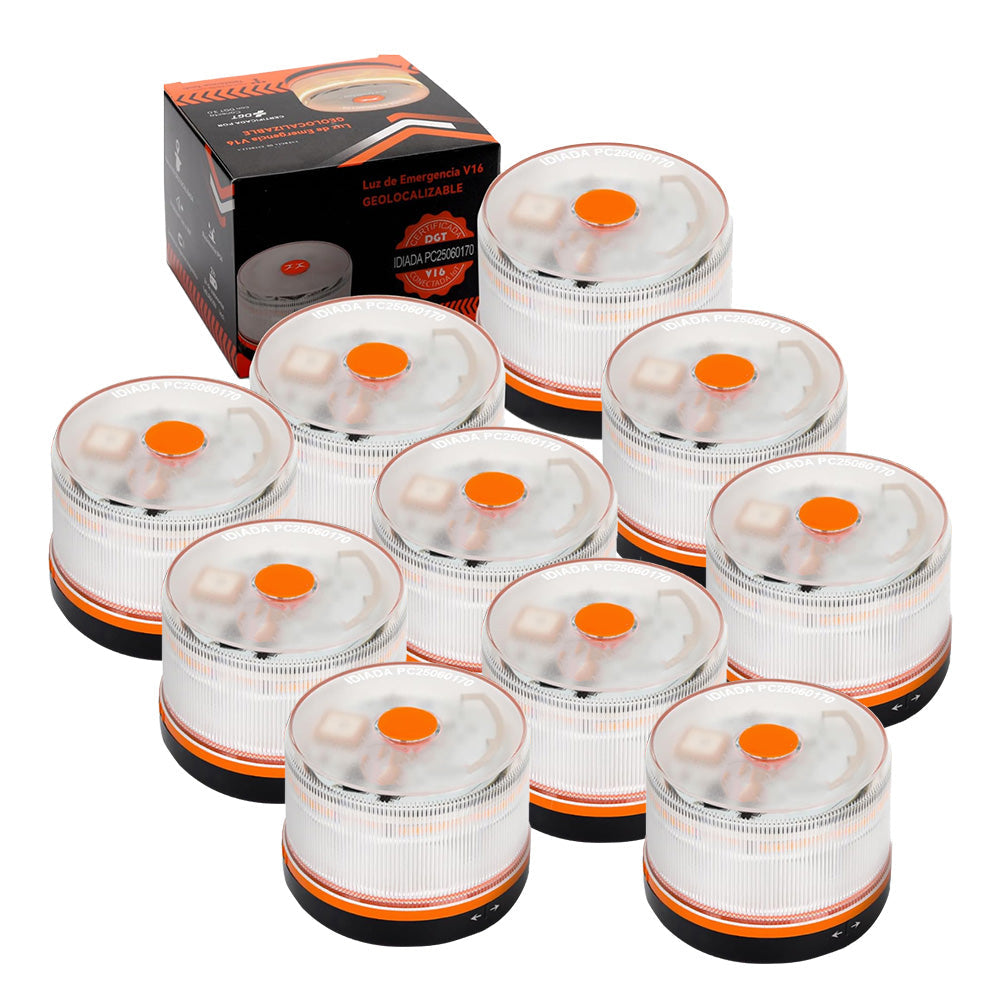 🔥ÚLTIMAS 6 HORAS🔥: 70% DE DESCUENTO⭐Luz de Emergencia V16 DGT 3.0 – Aprobada 2026, Magnética IP54 – Cumple con la Normativa 2026