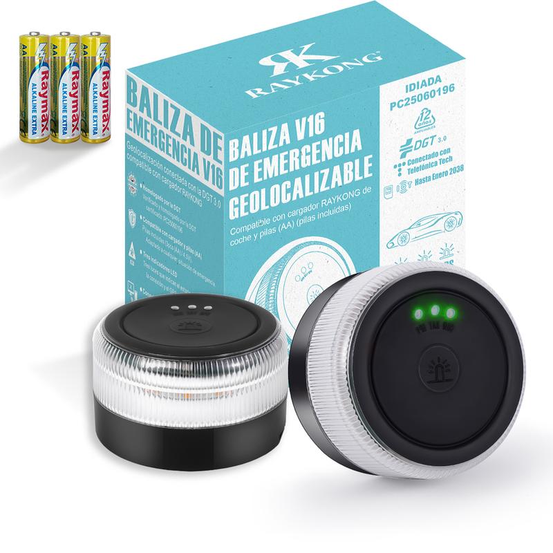 ⭐Recomendación de la DGT⭐ Baliza de Emergencia V16 3.0 – Aprobada para 2026, Magnética IP54 y conforme a la normativa vigente