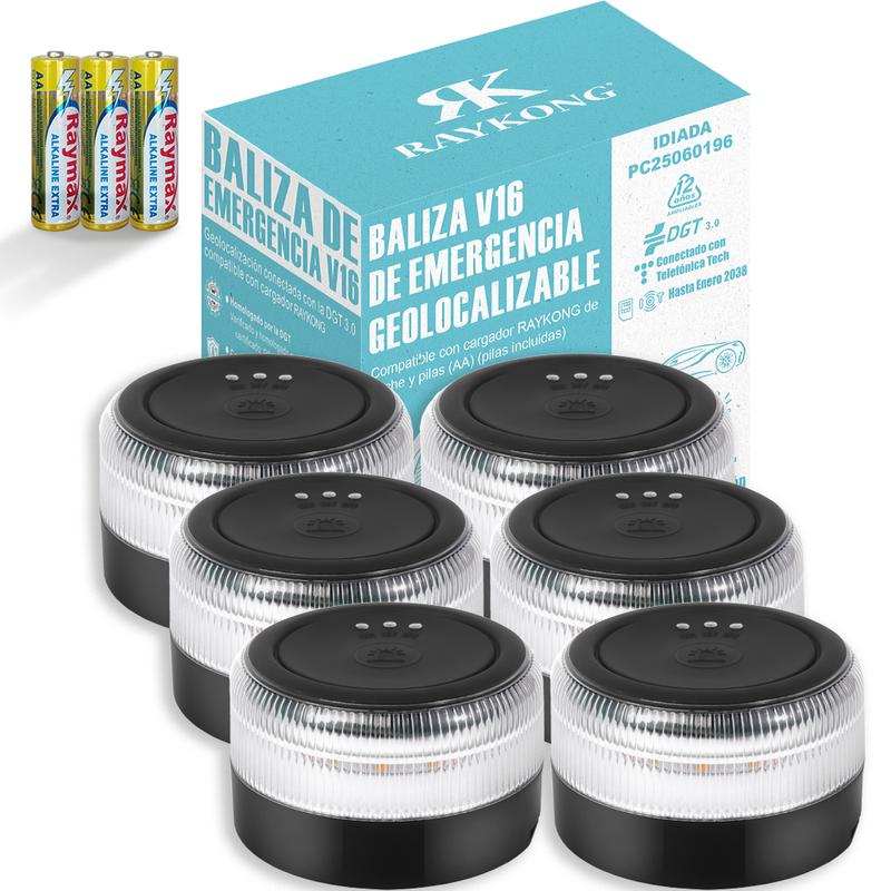 ⭐Recomendación de la DGT⭐ Baliza de Emergencia V16 3.0 – Aprobada para 2026, Magnética IP54 y conforme a la normativa vigente