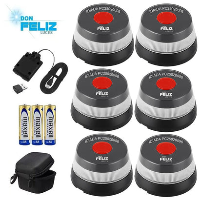 Baliza V16 | 2ª GENERACION Geolocalización DGT 3.0 | Luz Emergencia Coche Homologado DGT | SIM y Datos Pagados hasta 2038