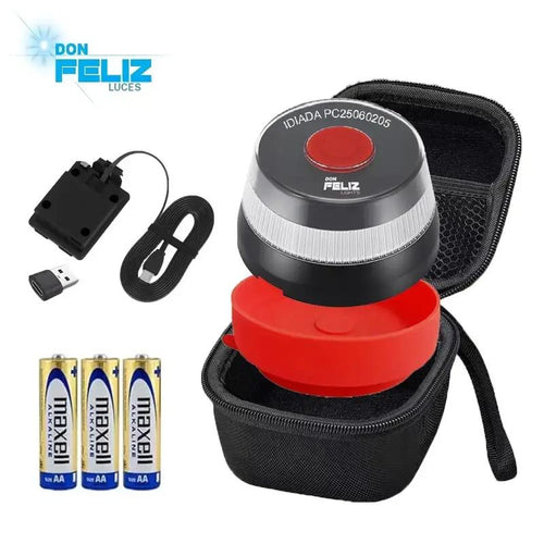 Baliza V16 | 2ª GENERACION Geolocalización DGT 3.0 | Luz Emergencia Coche Homologado DGT | SIM y Datos Pagados hasta 2038