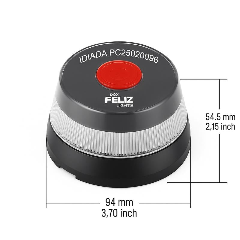 Baliza V16 | 2ª GENERACION Geolocalización DGT 3.0 | Luz Emergencia Coche Homologado DGT | SIM y Datos Pagados hasta 2038